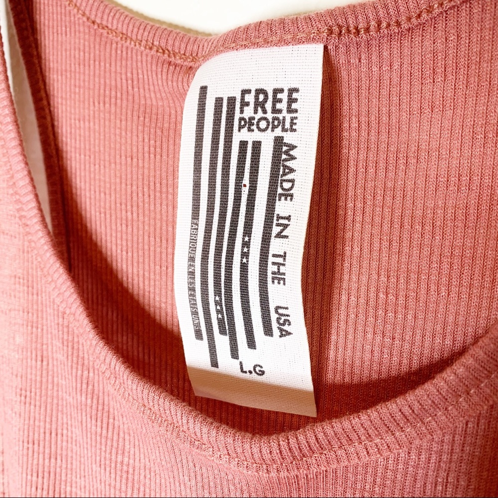FREE PEOPLE Ribbed Racerback Tank Top - Picture 4 of 8